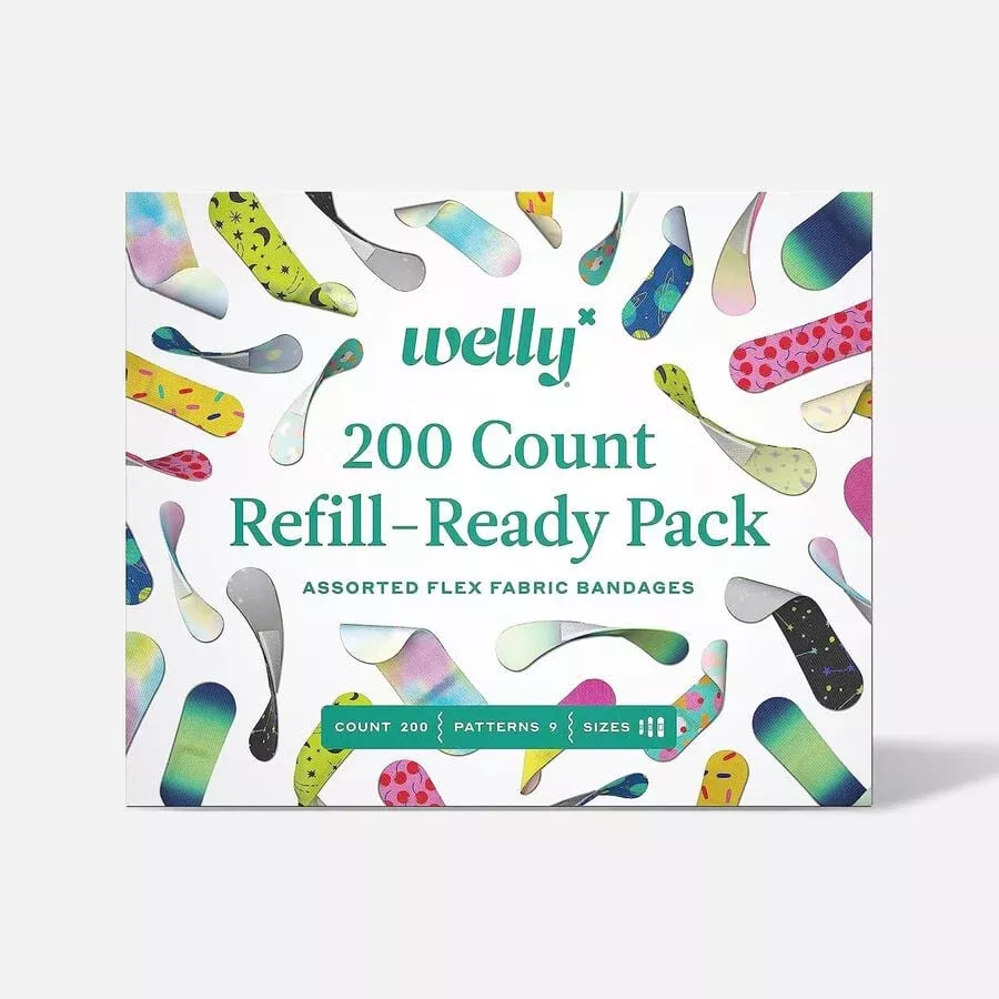 Welly Refill Ready Pack, 200 Ct.- Box of 200