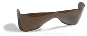 Western Ophthalmics Post Mydriatic Glasses Rollup Gray Tint Plastic Lens Gray Frame One Size Fits Most - Box of 100 - OS-938-BX