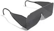 Western Ophthalmics Post Mydriatic Glasses Solarettes Wraparound Gray Tint K-Resin Lens Gray Frame Over Ear One Size Fits Most - Box of 100 - OS-942-BX