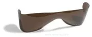 Western Ophthalmics Post Mydriatic Glasses Wraparound Gray Tint Plastic Lens Gray Frame Over Ear One Size Fits Most - Box of 50 - OS-940-BX