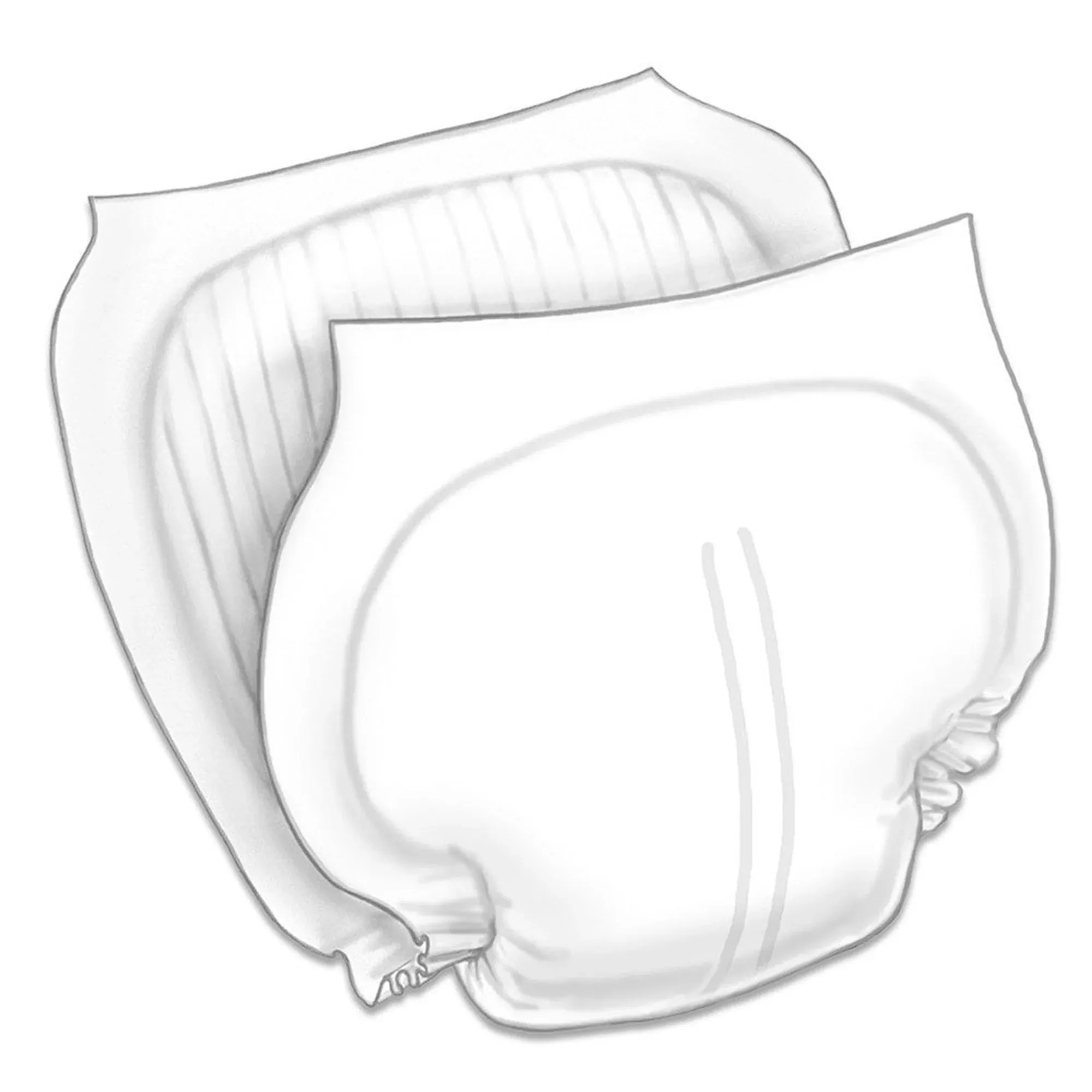 Wings Contoured Insert Pads, 13" X 24", Moderate- Package of 22