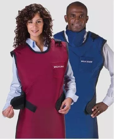 Wolf X-Ray X-Ray Apron Burgundy Easy Wrap Style X-Large - Each - 65026-18-EA