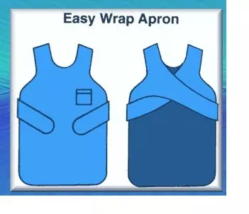 Wolf X-Ray X-Ray Apron Easy Wrap Style Large - Each - 65023-EA
