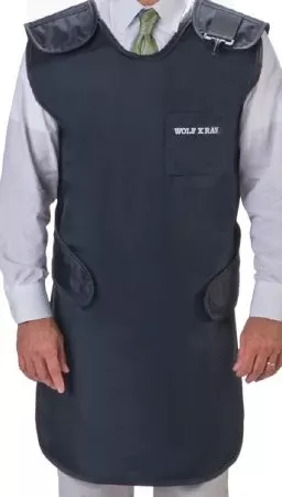 Wolf X-Ray X-Ray Apron Navy Blue Quick Drop Style Large - Each - 68099LW-22-EA