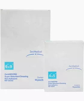 Zeni Medical Zenicol Ag 4" X 4" Collagen Dressing With Silver- 1 Each