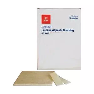 Zenifiber Calcium Alginate Wound Dressing, 6" X 6"- 1 Each
