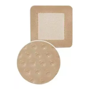 Zenifoam-ag Gentle Border Polyurethane Foam Dressing With Silicone Adhesive Border And Silver, 6" X 6"- 1 Each