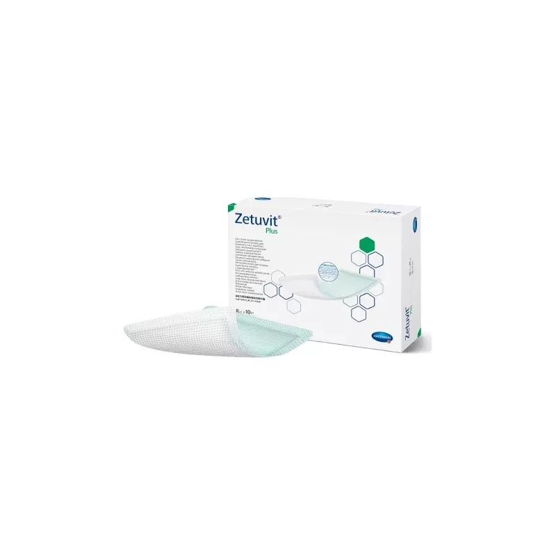 Zetuvit Plus Non-border Superabsorbant Dressing, 8" X 10"- 1 Each