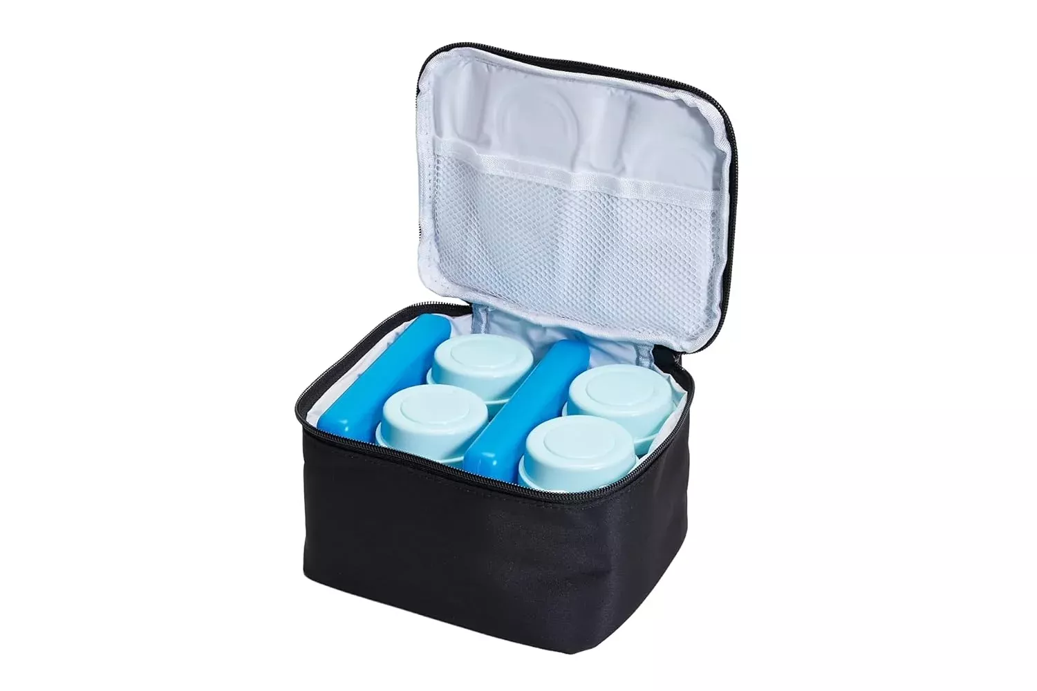 Zomee Cooler Bag With 4 Zomee Wide Neck Bottles, 140 Ml- 1 Each